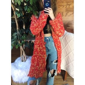🌿 ♥️⭐️Vintage Y2K Chunky Knit Longline Cardigan 🌿